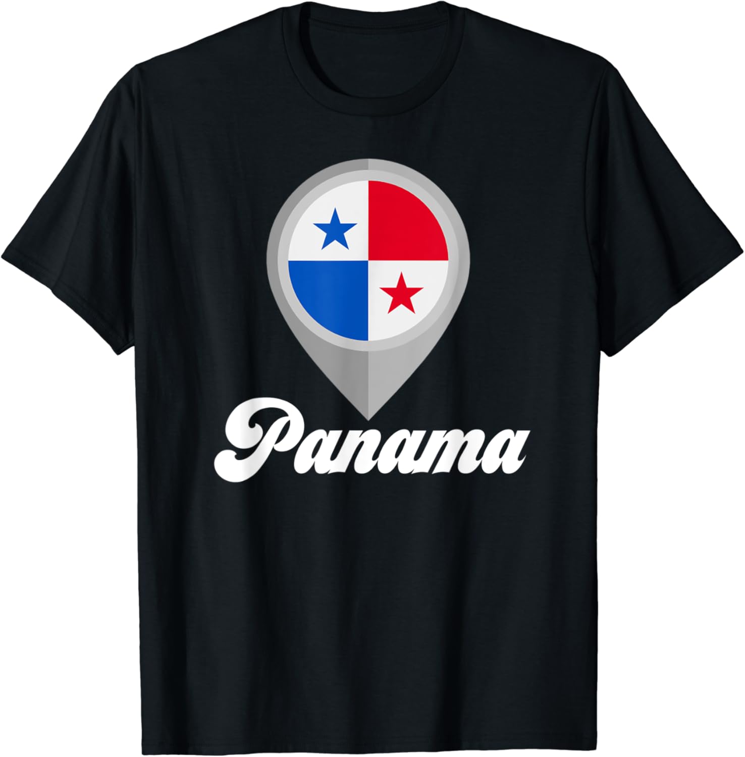 PANAMA Flag PIN Tshirt I Love PANAMA Travel Tee TShirt
